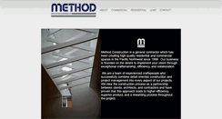 Desktop Screenshot of methodconstruction.com